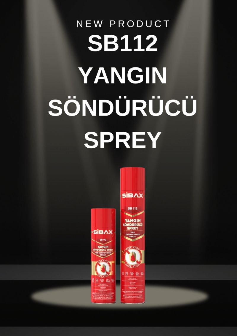 SİBAX YANGIN SÖNDÜRÜCÜ SPREY 600 ML